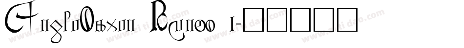 AngloSaxon Runes 1字体转换